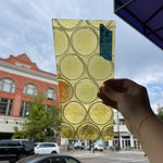 Yellow Vintage 70s/80s Bottle Glass Sheet Glass Colorado Glass Works