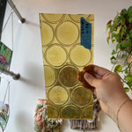 Yellow Vintage 70s/80s Bottle Glass Sheet Glass Colorado Glass Works UNK366 (10x4.5in)