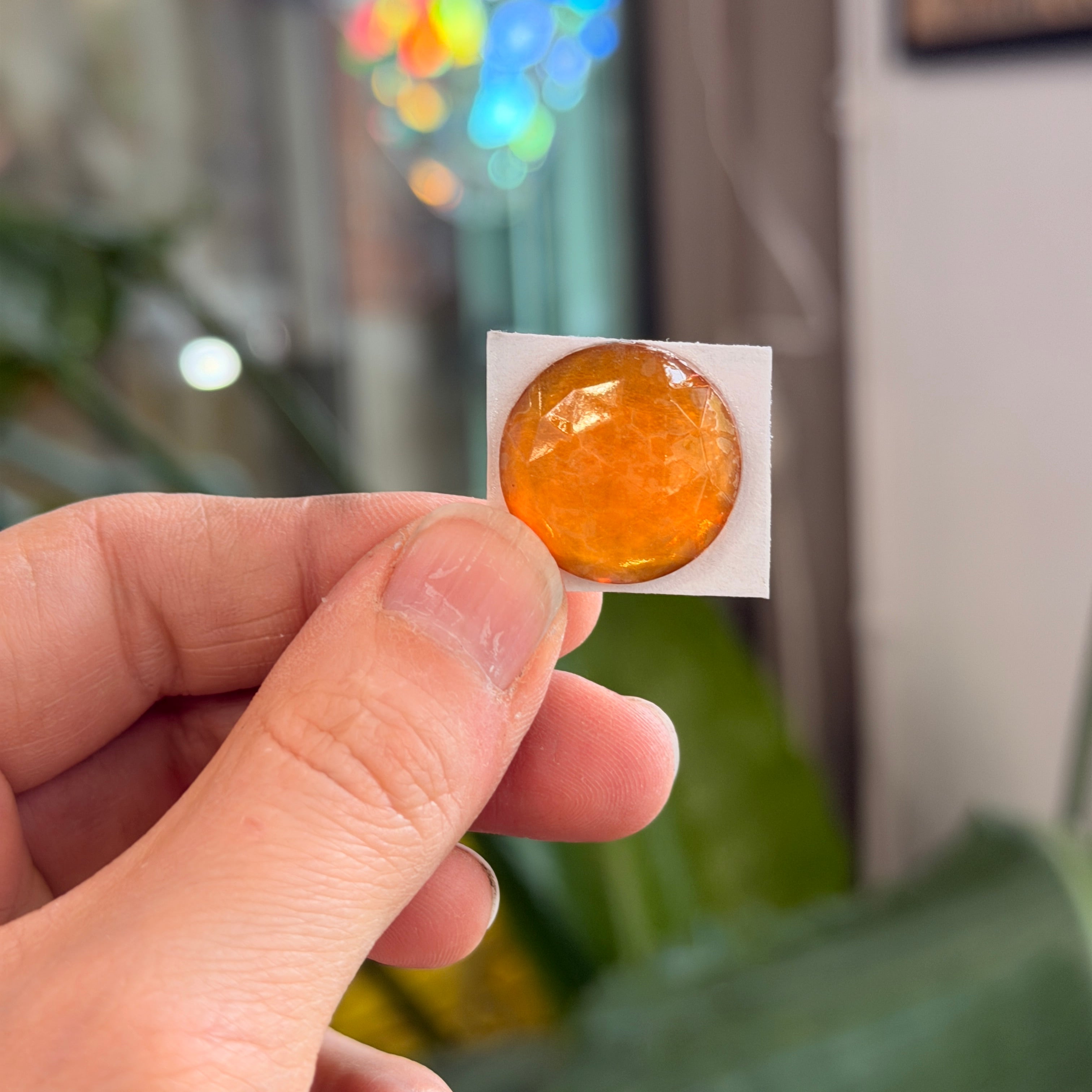 Amber Jewel - Round (20mm) Tools Colorado Glass Works