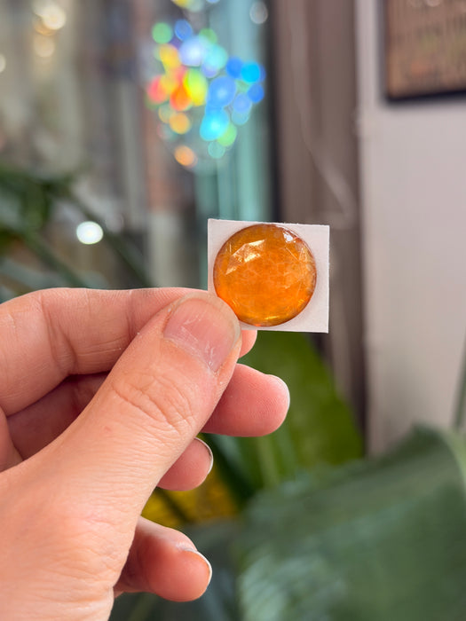 Amber Jewel - Round (20mm) Tools Colorado Glass Works