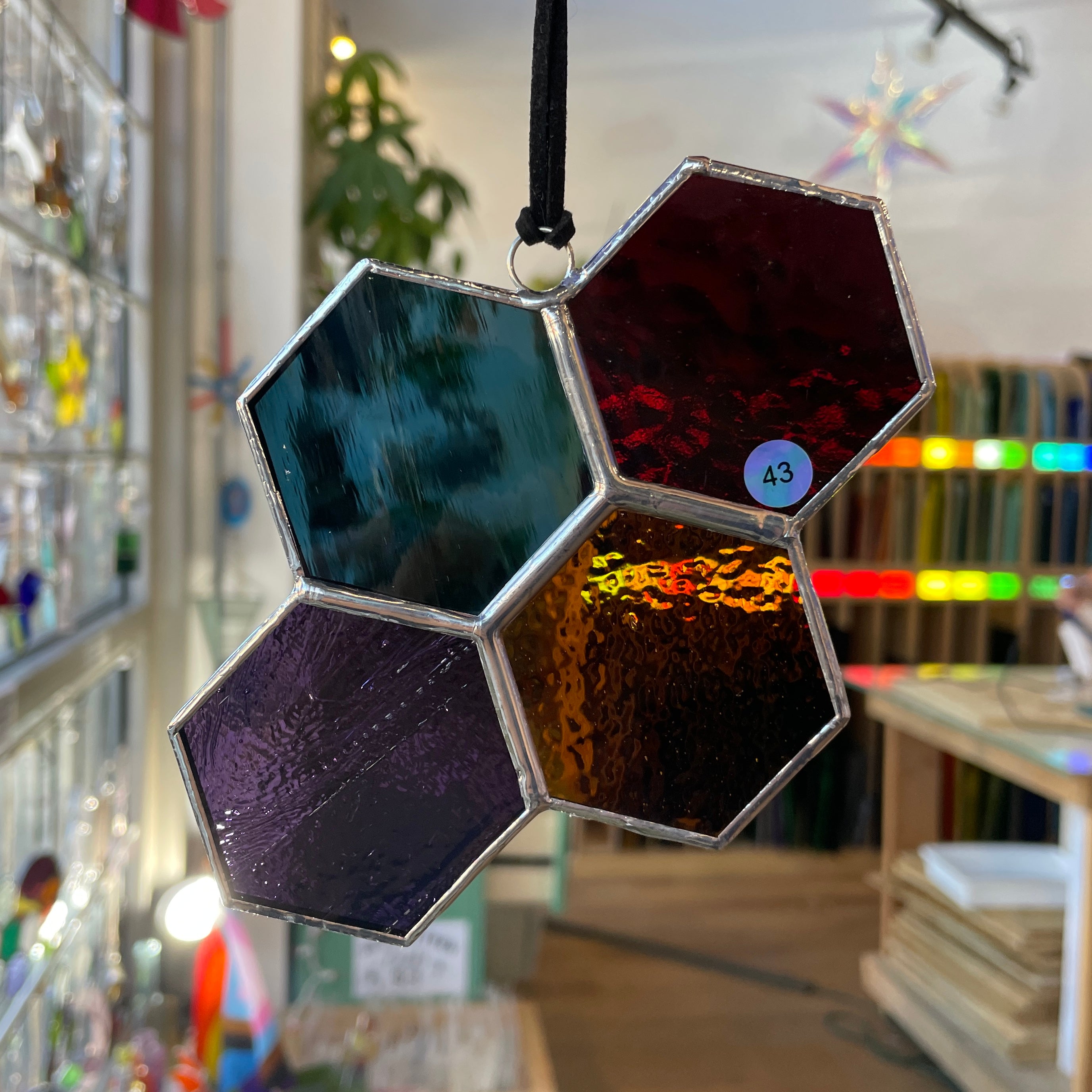4-Piece Honeycomb Pieces (Multiple Pieces Available!) Colorado Glass Works 43