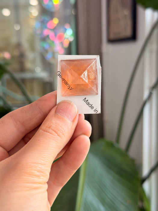 Peach Jewel - Square (25mm) Tools Colorado Glass Works