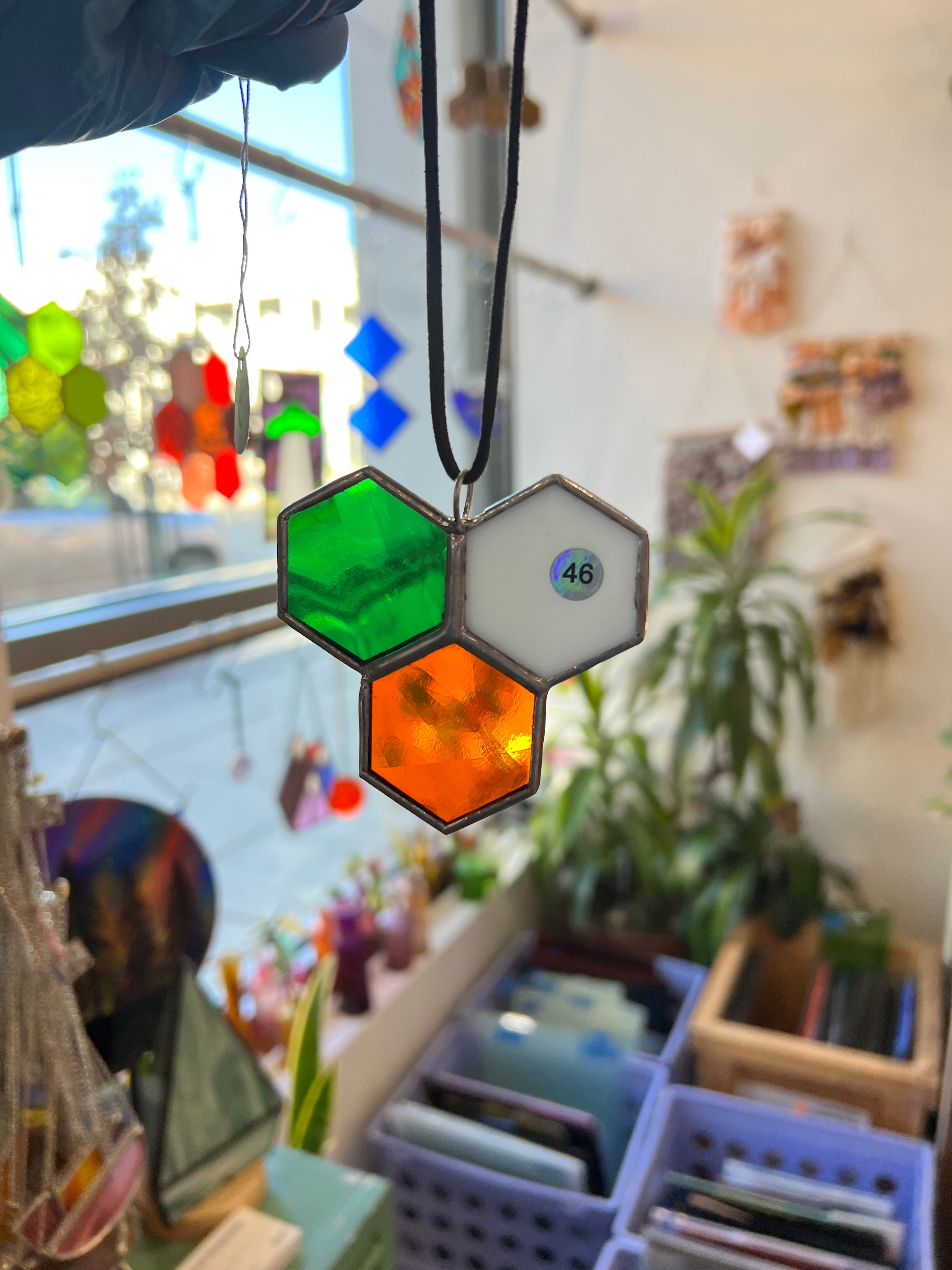 Mini 3-Piece Honeycomb Suncatchers (Multiple Pieces Available!) Colorado Glass Works 46