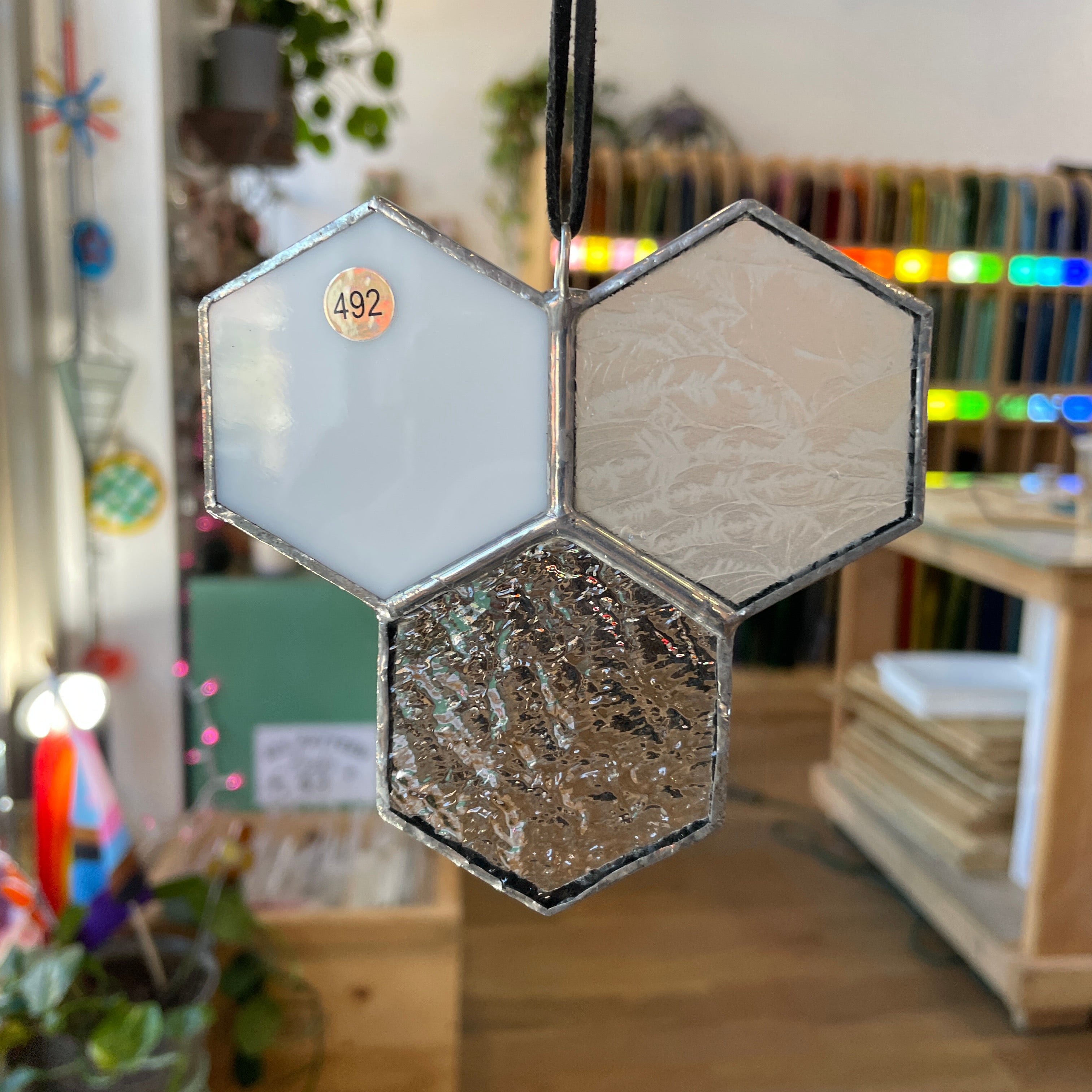 3-Piece Honeycomb Suncatchers (Multiple Pieces Available!) Colorado Glass Works 492