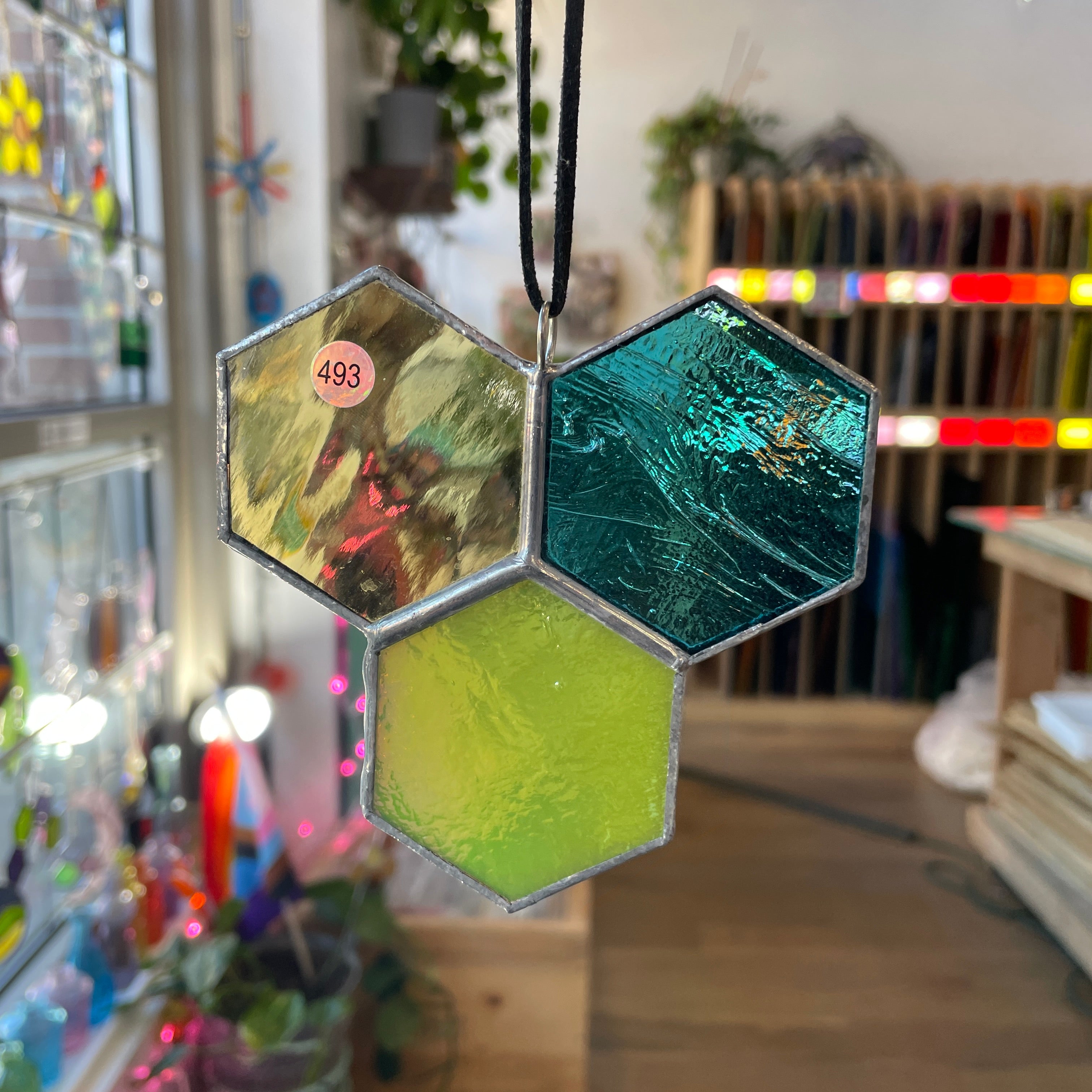 3-Piece Honeycomb Suncatchers (Multiple Pieces Available!) Colorado Glass Works 493
