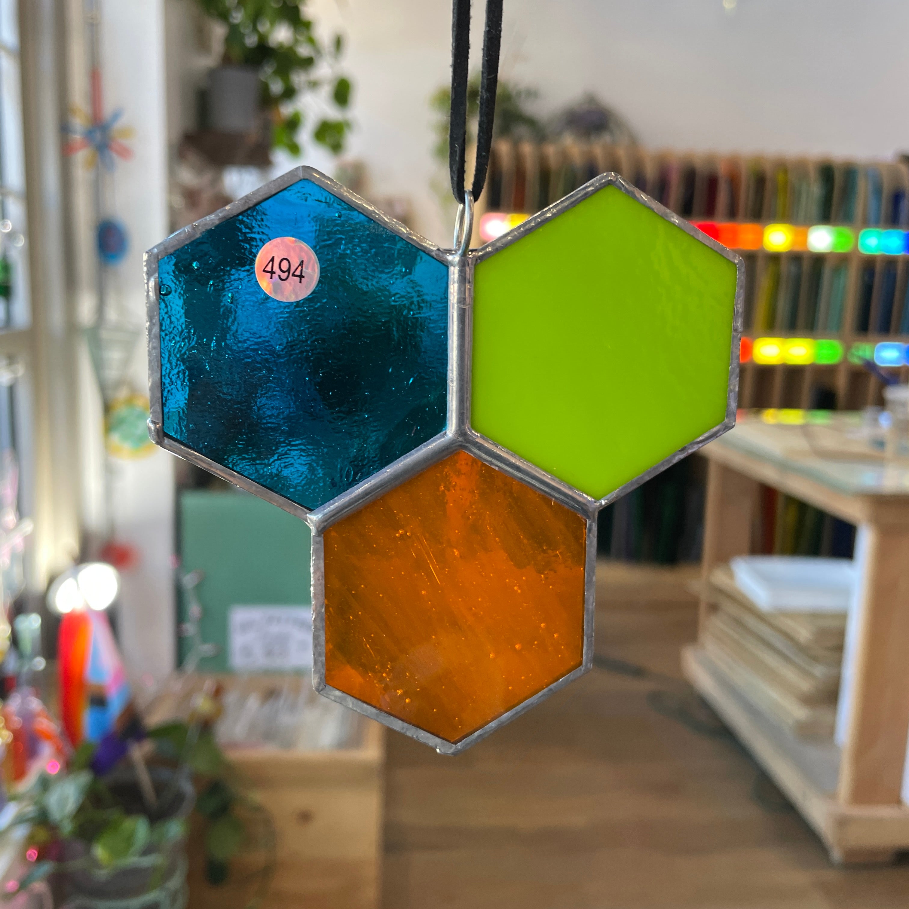 3-Piece Honeycomb Suncatchers (Multiple Pieces Available!) Colorado Glass Works 494