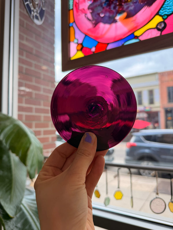 3.75 in. Purple Rondel Tools Colorado Glass Works
