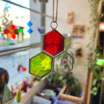 Mini 3-Piece Honeycomb Suncatchers (Multiple Pieces Available!) Colorado Glass Works 50