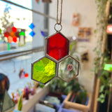 Mini 3-Piece Honeycomb Suncatchers (Multiple Pieces Available!) Colorado Glass Works 50