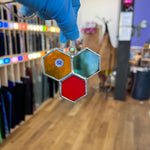 Mini 3-Piece Honeycomb Suncatchers (Multiple Pieces Available!) Colorado Glass Works 52