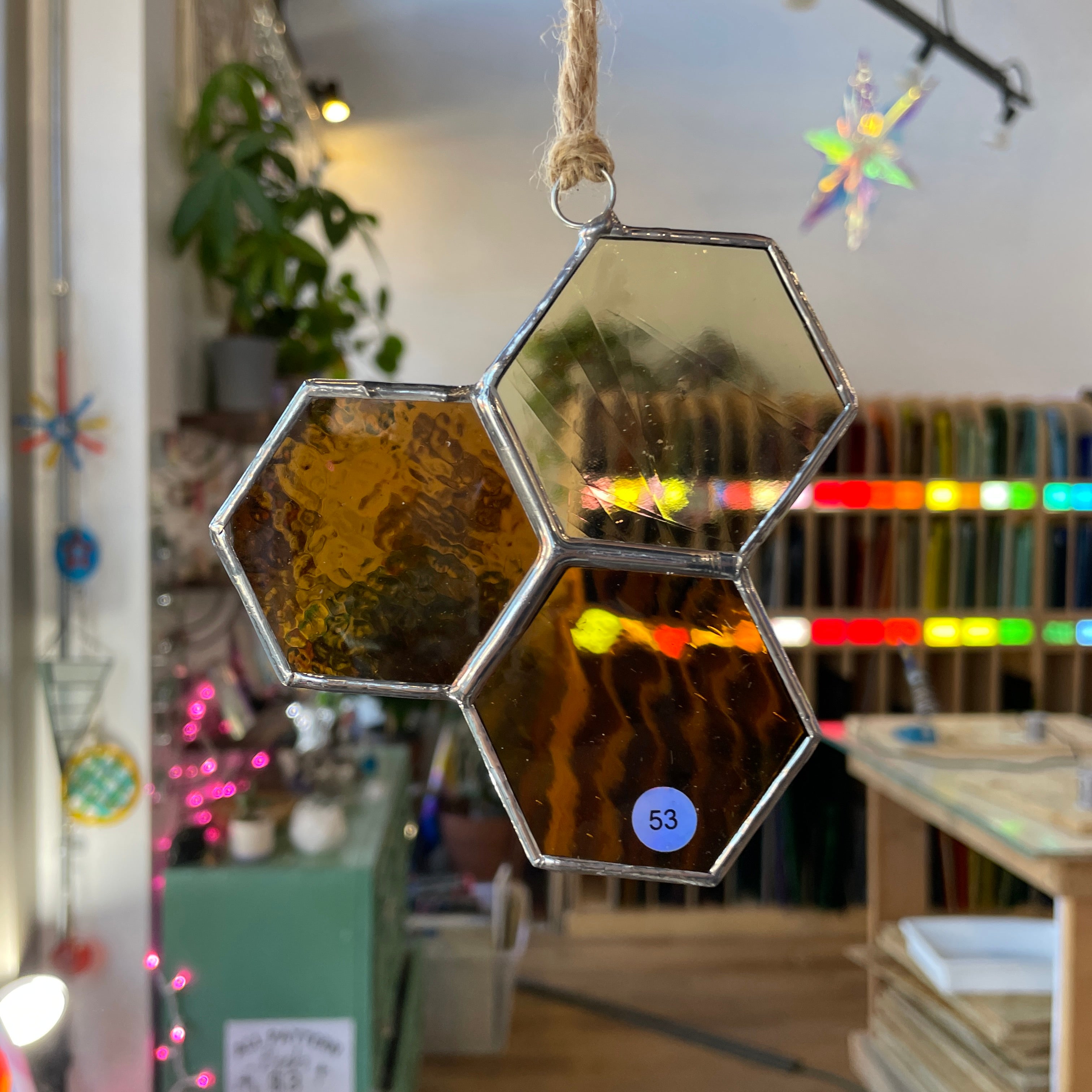 3-Piece Honeycomb Suncatchers (Multiple Pieces Available!) Colorado Glass Works 53