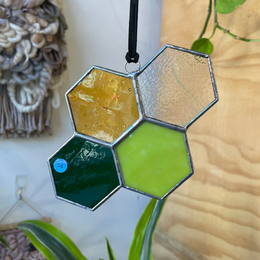 4-Piece Honeycomb Pieces (Multiple Pieces Available!) Colorado Glass Works 54