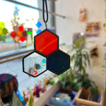 Mini 3-Piece Honeycomb Suncatchers (Multiple Pieces Available!) Colorado Glass Works 55