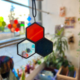 Mini 3-Piece Honeycomb Suncatchers (Multiple Pieces Available!) Colorado Glass Works 55