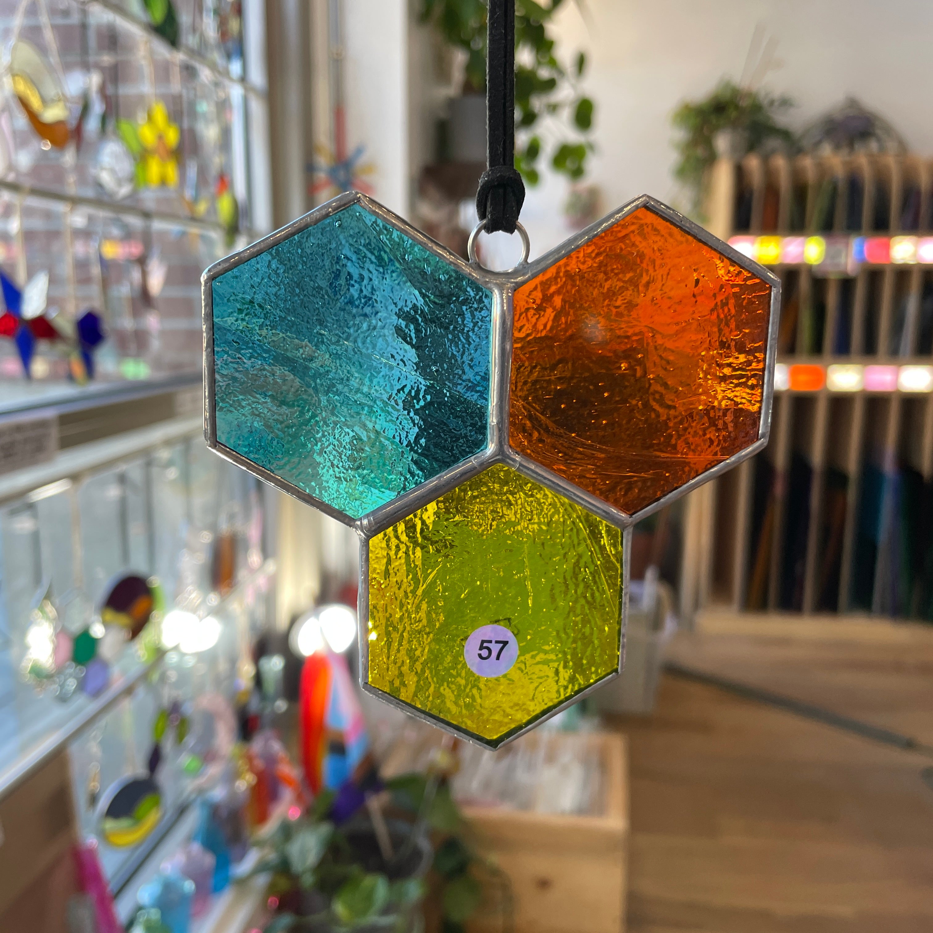 3-Piece Honeycomb Suncatchers (Multiple Pieces Available!) Colorado Glass Works 57