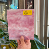 Pink White Wispy 58 (S) Sheet Glass Colorado Glassworks