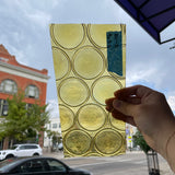 Yellow Vintage 70s/80s Bottle Glass Sheet Glass Colorado Glass Works