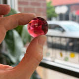 Hot Pink (Gold Ruby) Jewel - Round (30mm)