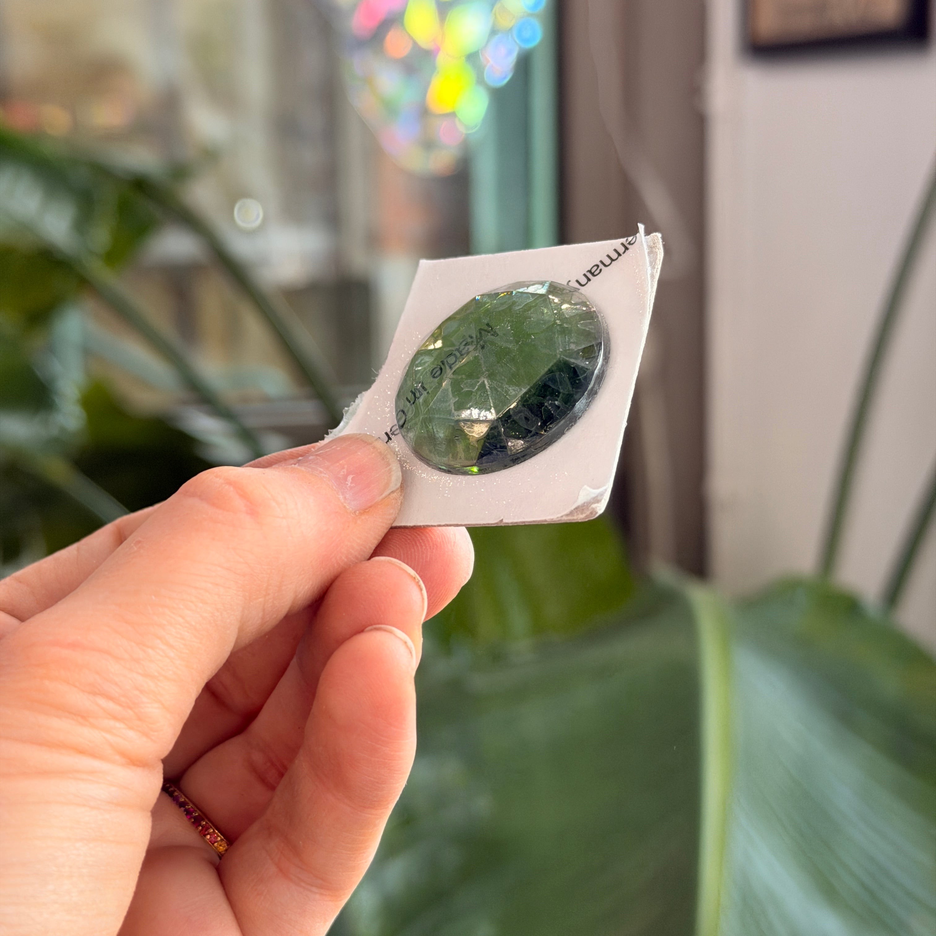 Moss Green Jewel - Round (30mm) Tools Colorado Glass Works