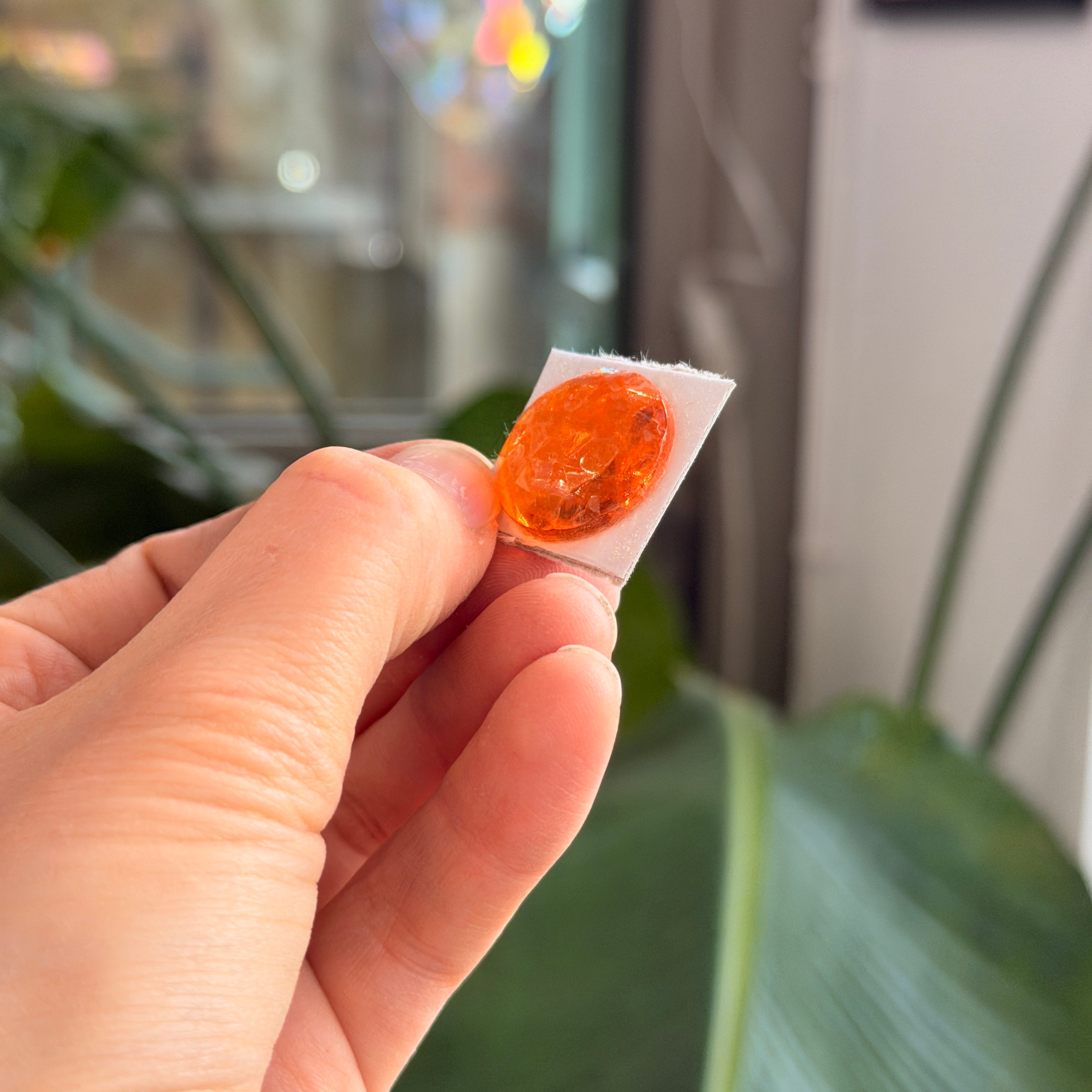 Orange Jewel - Round (20mm) Tools Colorado Glass Works