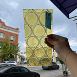 Yellow Vintage 70s/80s Bottle Glass Sheet Glass Colorado Glass Works