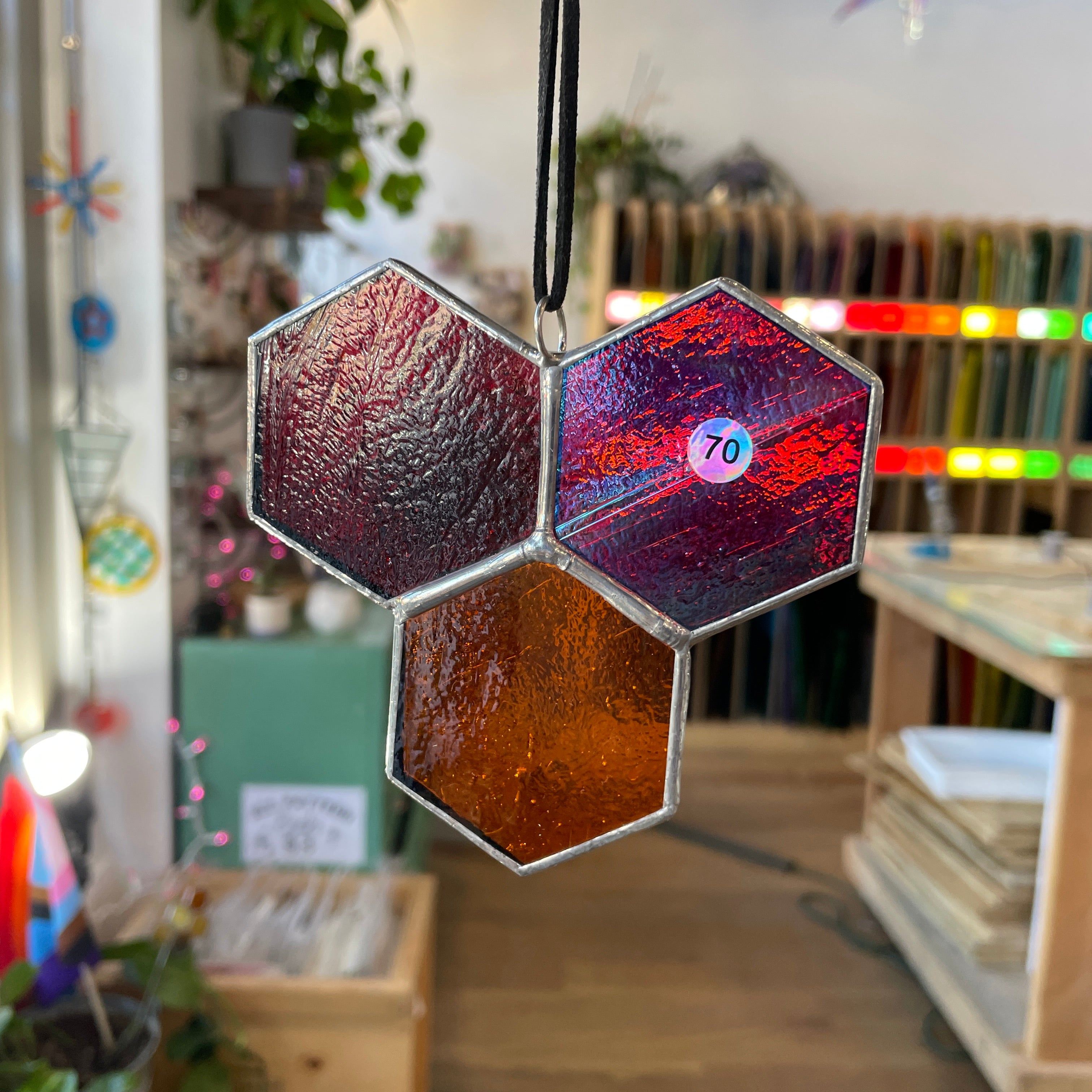 3-Piece Honeycomb Suncatchers (Multiple Pieces Available!)