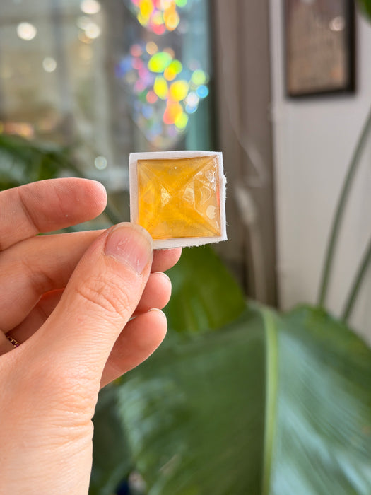 Honey Jewel - Square (25mm) Tools Colorado Glass Works