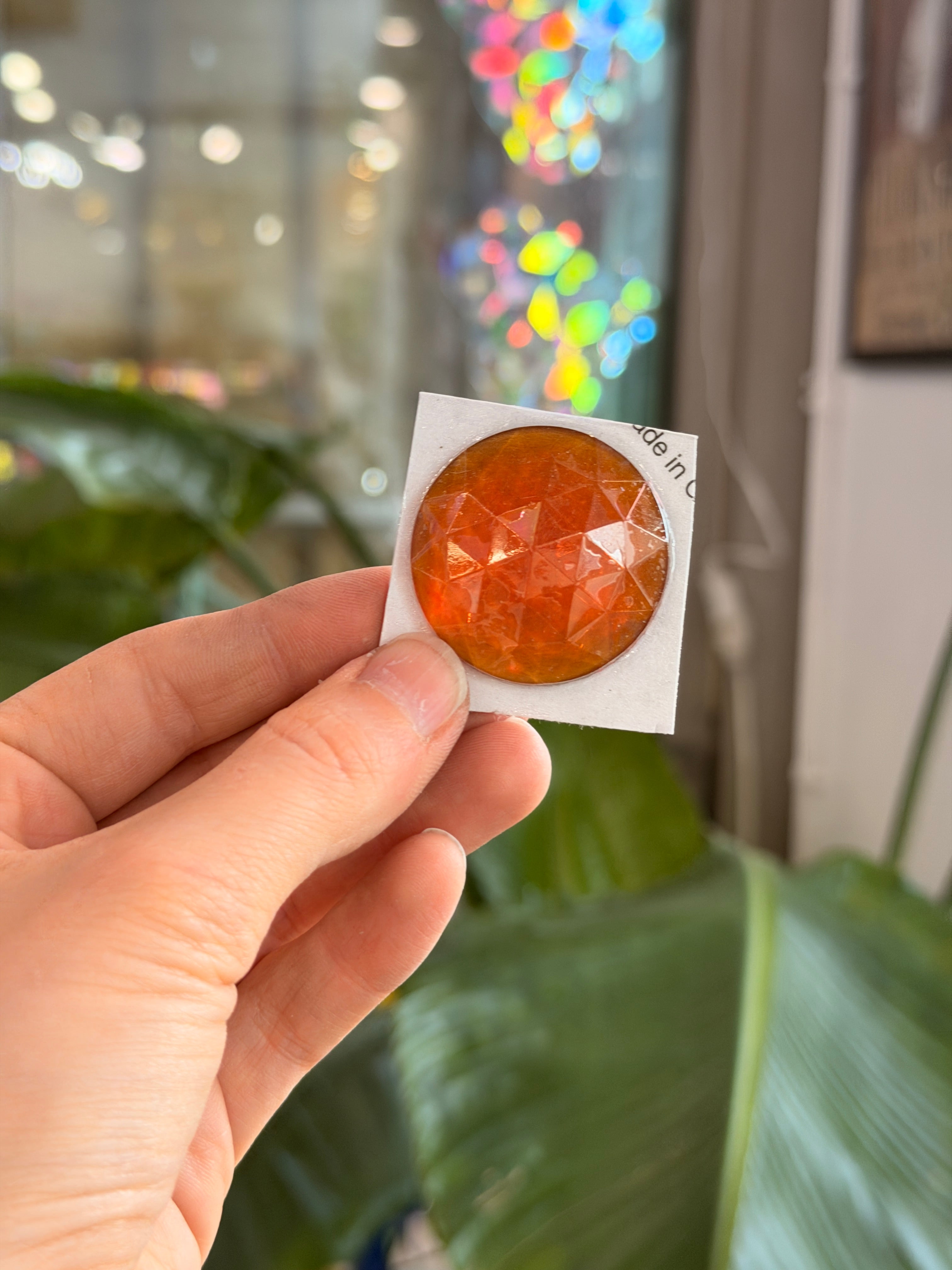 Amber Jewel - Round (35mm) Tools Colorado Glass Works