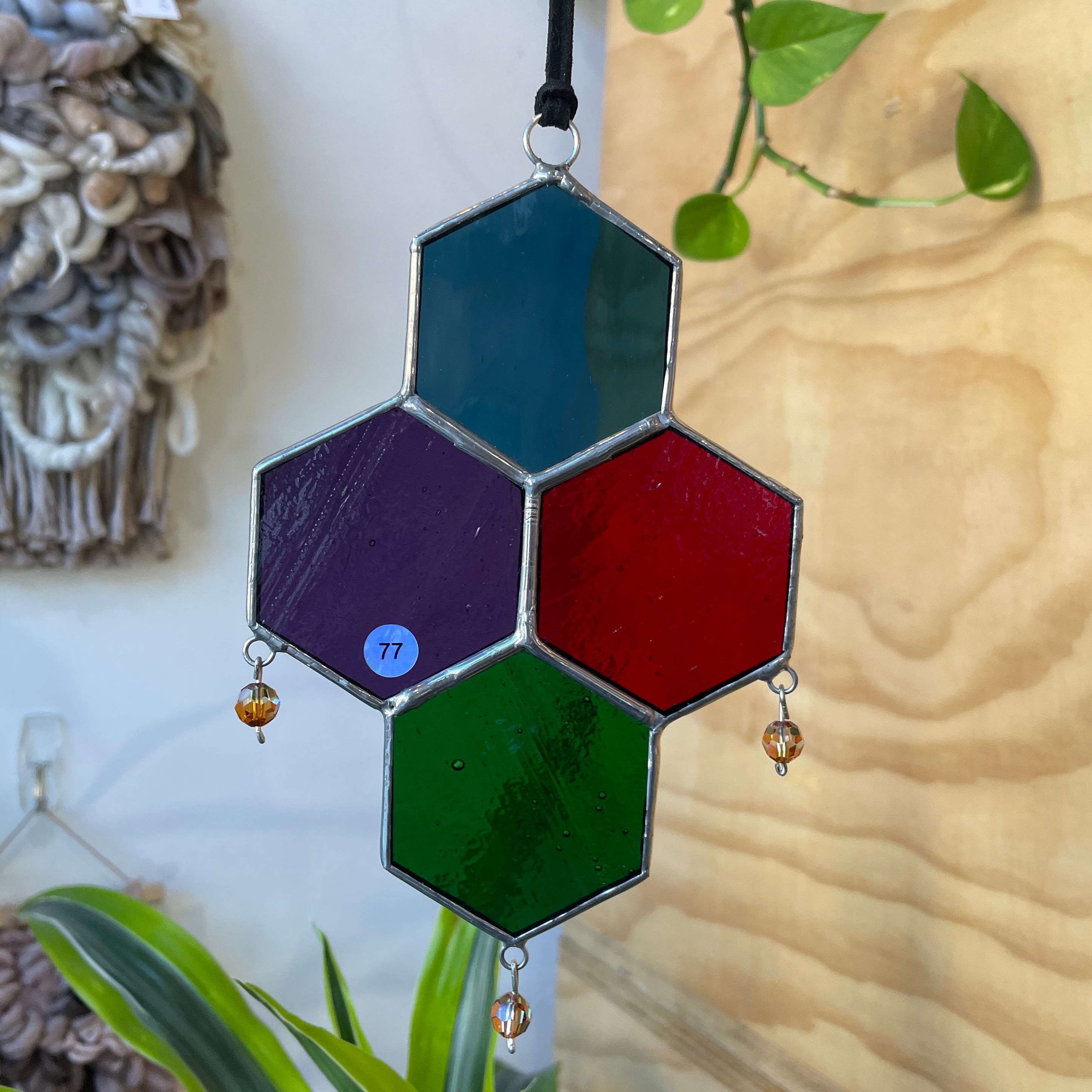 4-Piece Honeycomb Cluster Colorado Glass Works
