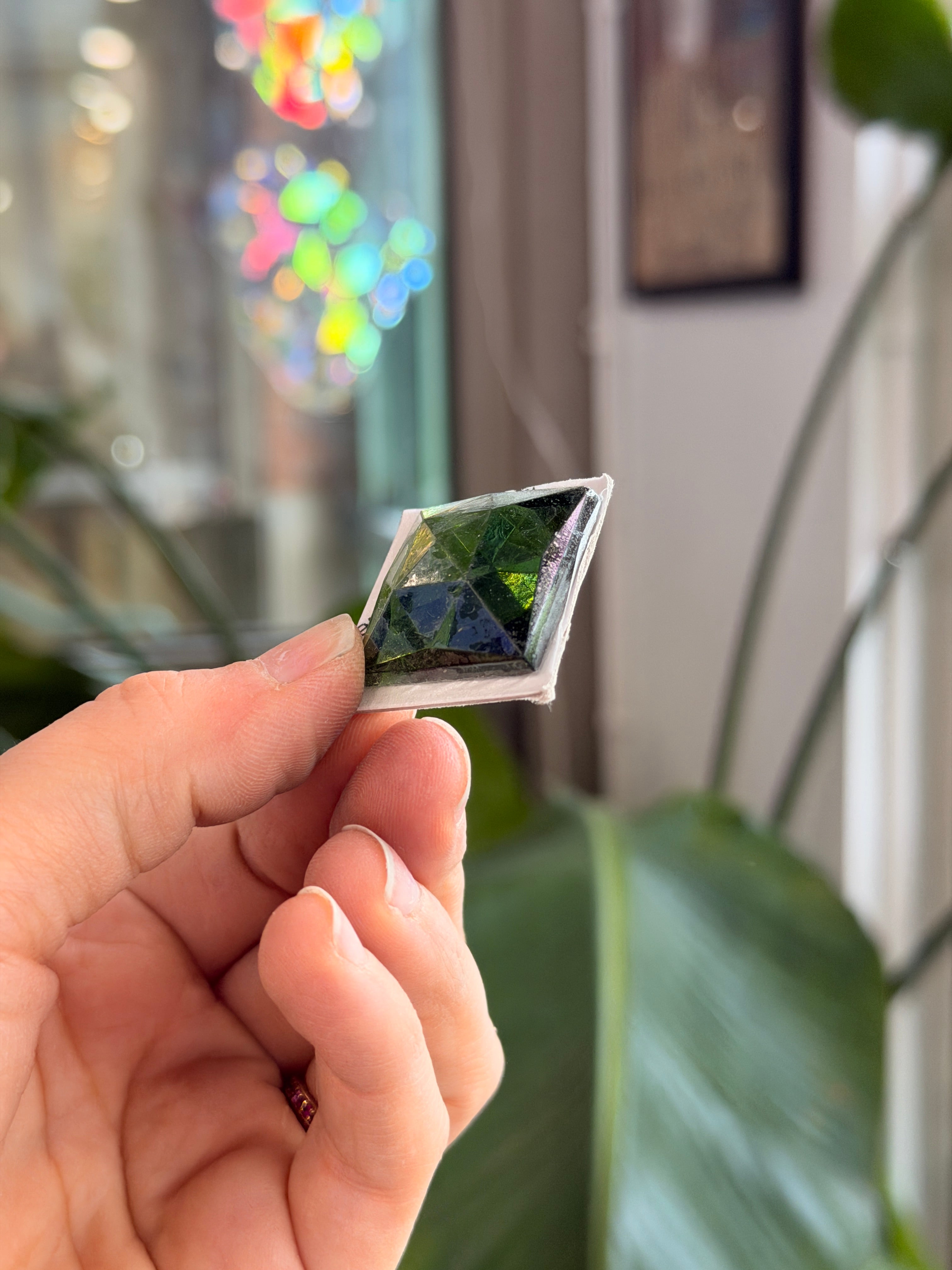 Moss Green Jewel - Square (25mm) Tools Colorado Glass Works