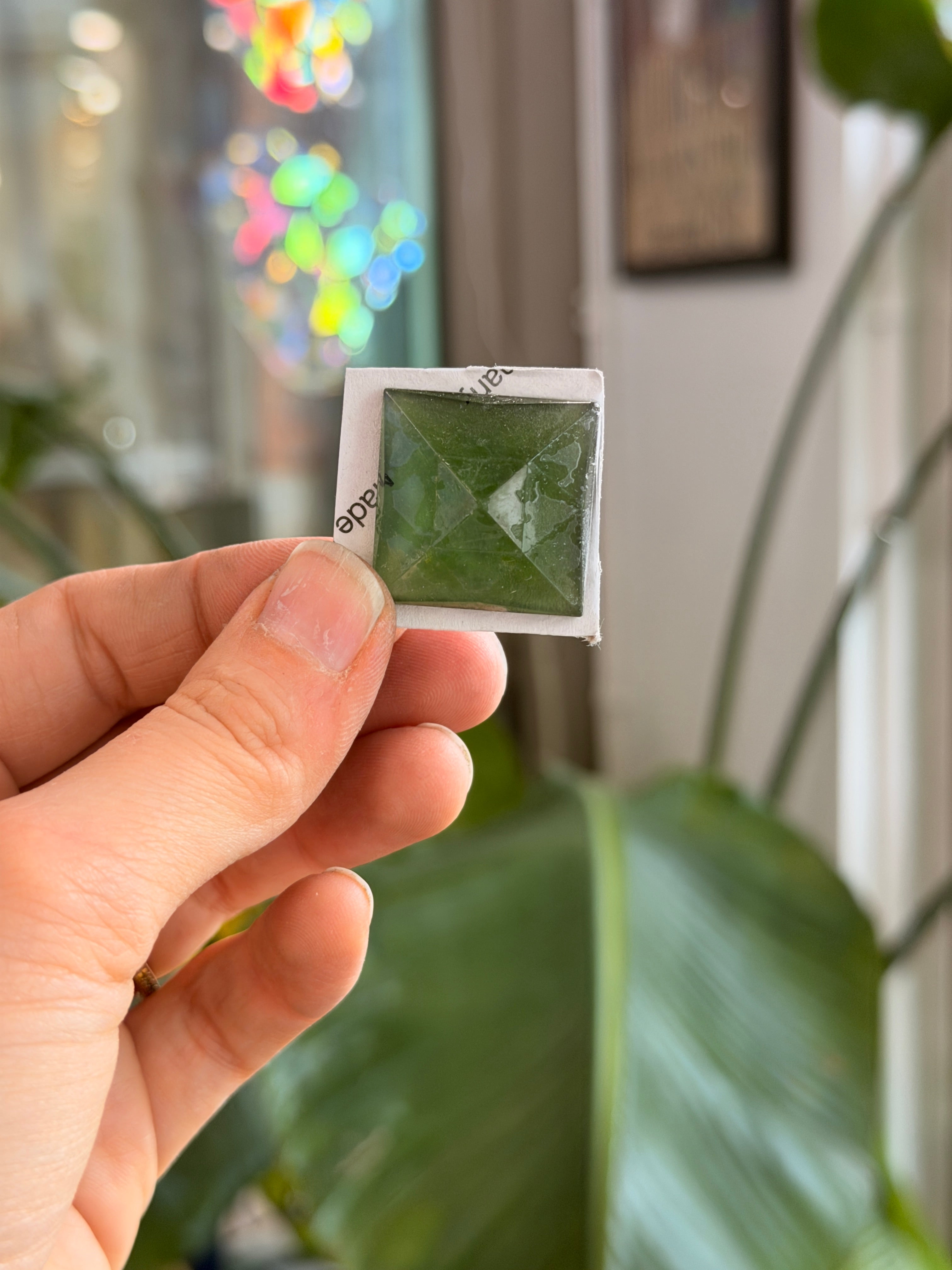 Moss Green Jewel - Square (25mm) Tools Colorado Glass Works