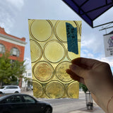 Yellow Vintage 70s/80s Bottle Glass Sheet Glass Colorado Glass Works