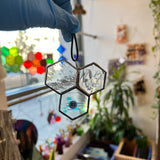 Mini 3-Piece Honeycomb Suncatchers (Multiple Pieces Available!) Colorado Glass Works 83