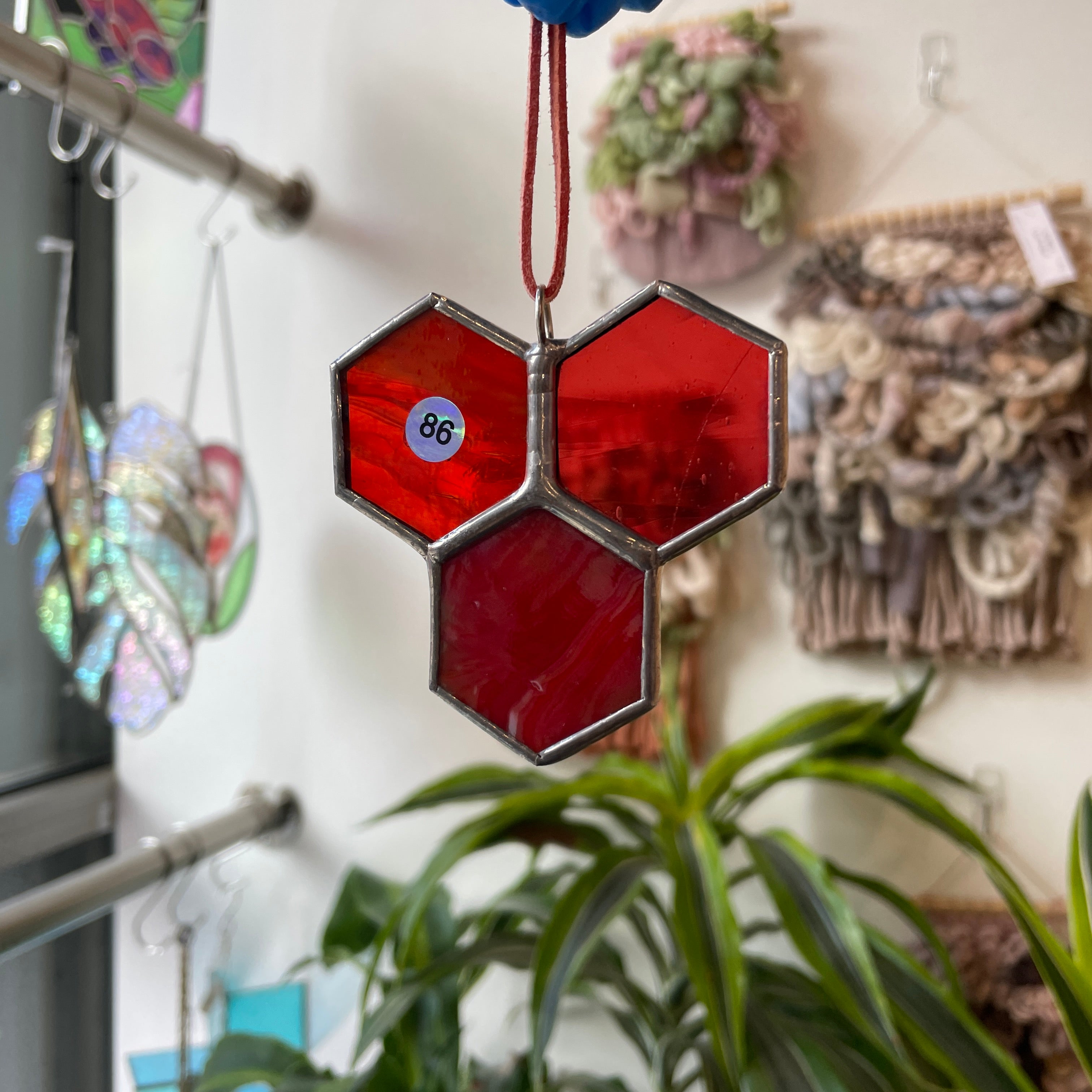 Mini 3-Piece Honeycomb Suncatchers (Multiple Pieces Available!) Colorado Glass Works 86