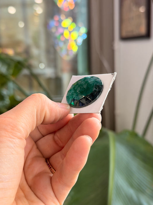 Blue Green Jewel - Round (30mm) Tools Colorado Glass Works