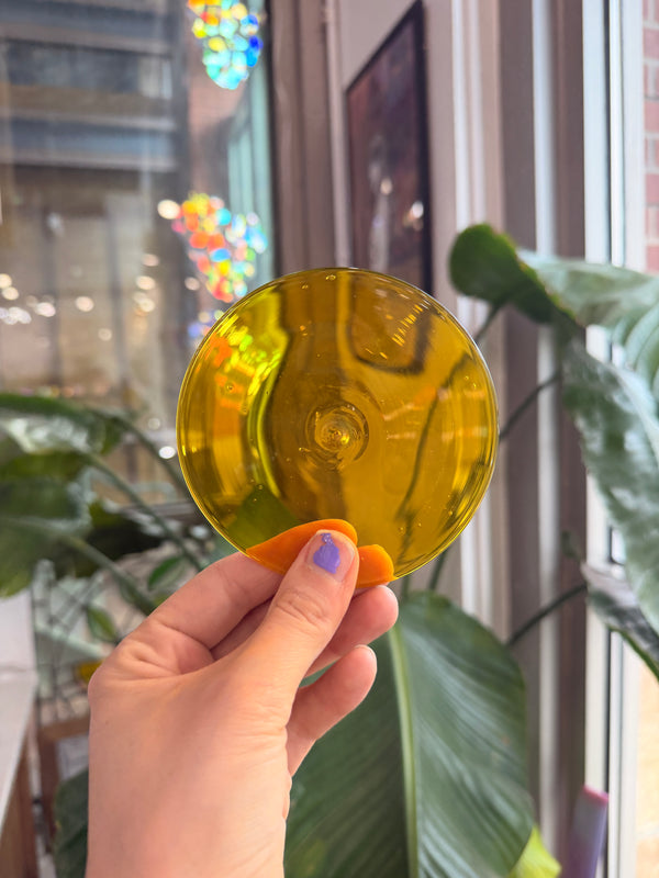 3.75 in. Yellow Rondel Tools Colorado Glass Works