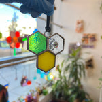 Mini 3-Piece Honeycomb Suncatchers (Multiple Pieces Available!) Colorado Glass Works 91