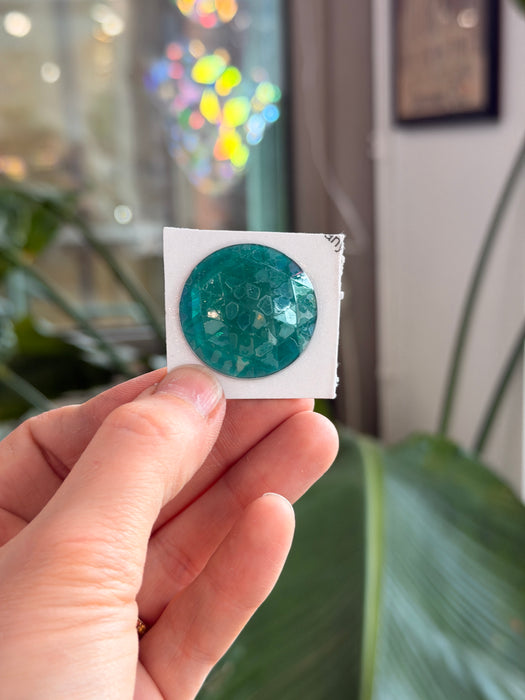 Blue Green Jewel - Round (30mm) Tools Colorado Glass Works