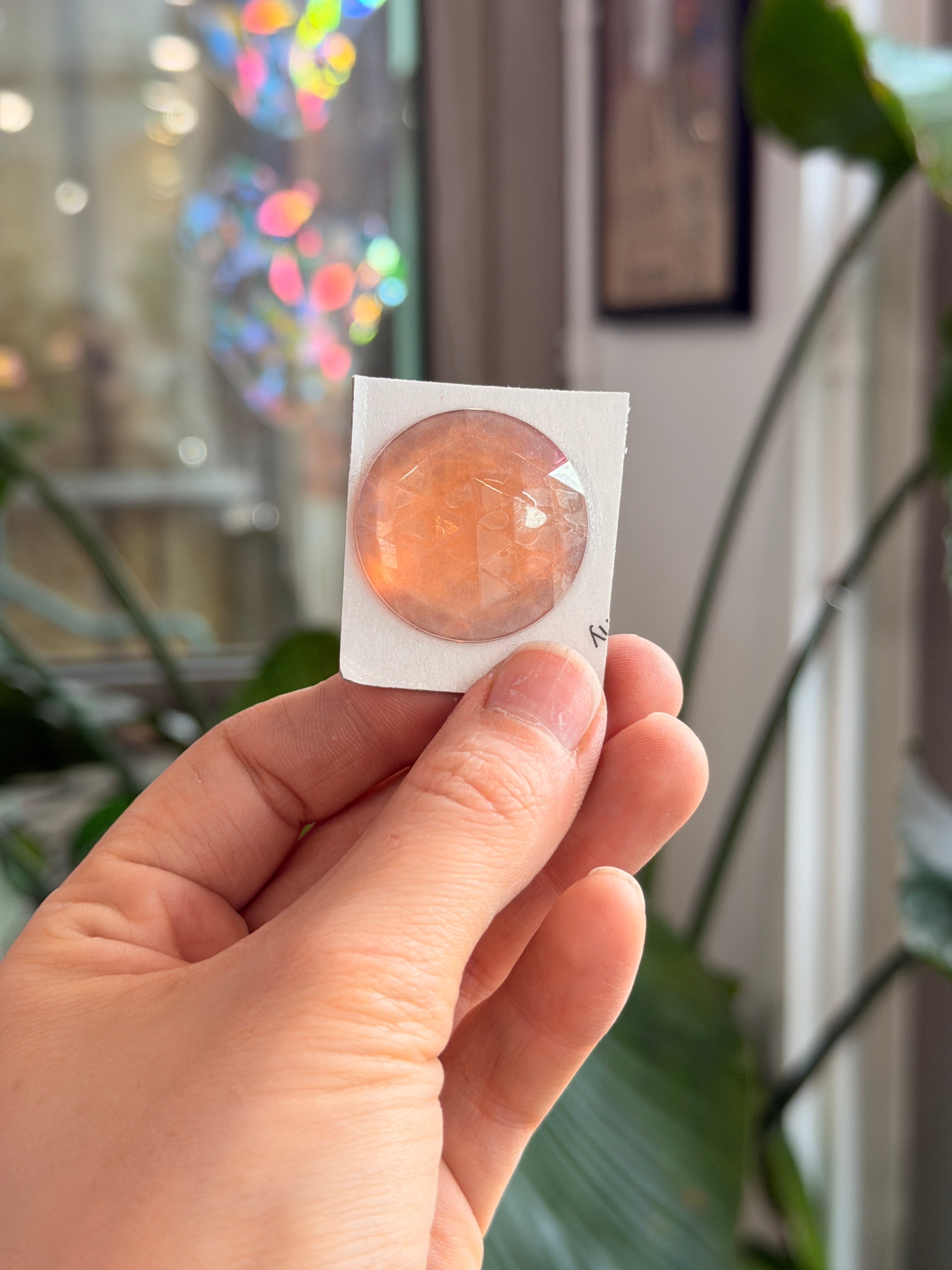 Peach Jewel - Round (30mm) Tools Colorado Glass Works