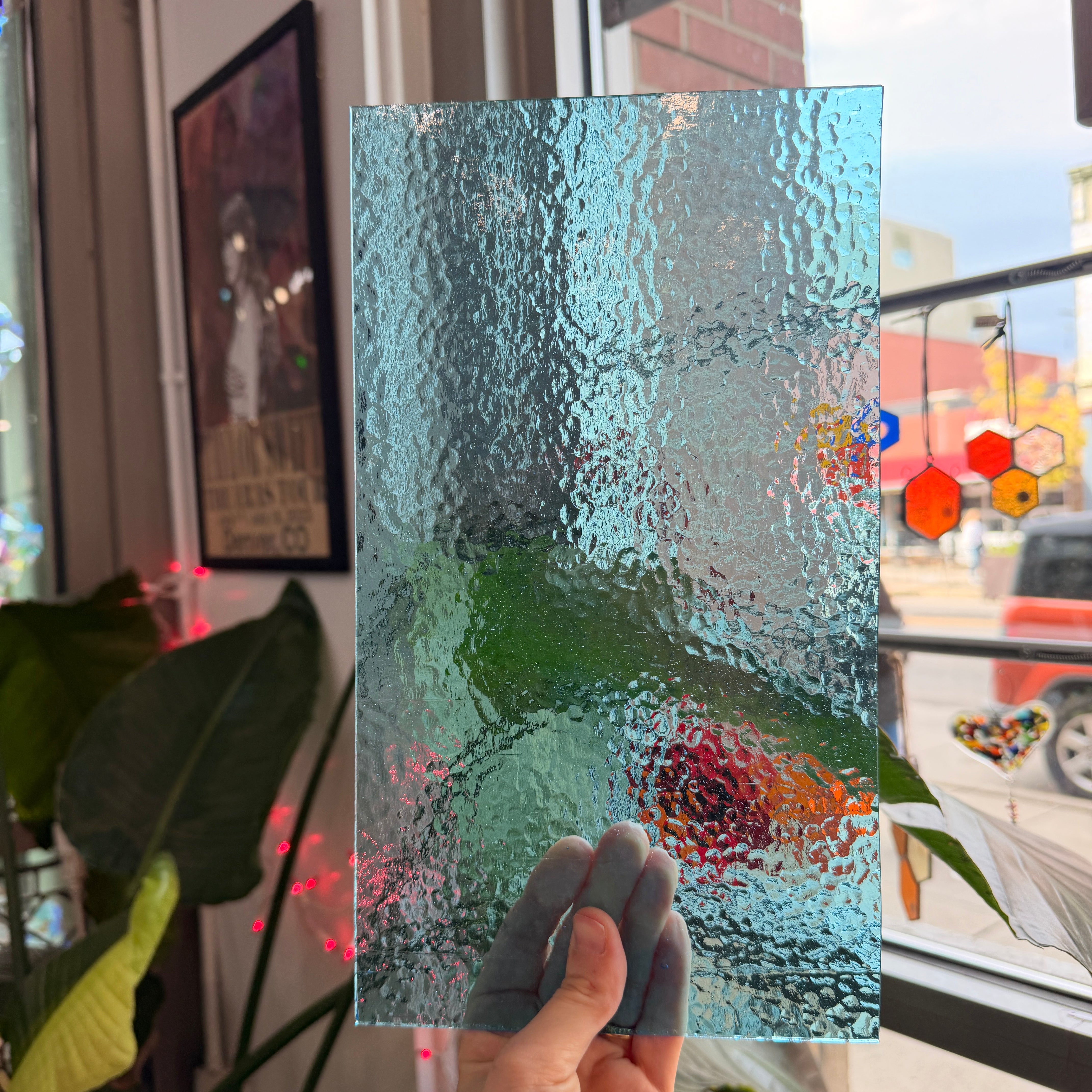 Light Blue Transparent Corella Wissmach Glass