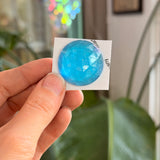 Light Aquamarine Jewel - Round (30mm) Tools Colorado Glass Works
