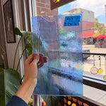 Periwinkle Cornflower Blue Iridescent Wissmach Fusible 96 COE Fusible Sheet Glass Wissmach Glass