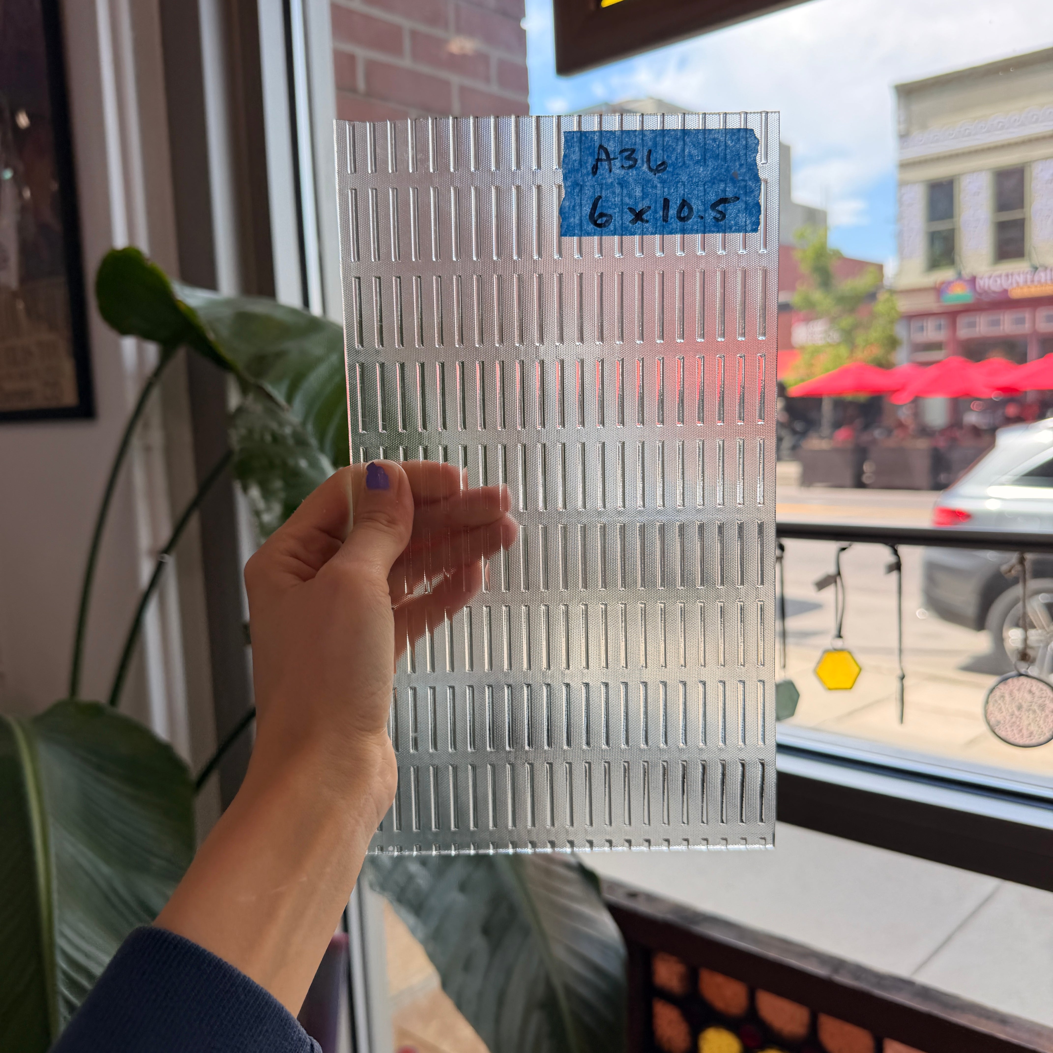 Master Ray Clear Textured Sheet Glass Colorado Glassworks Default Title