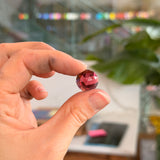 Hot Pink (Gold Ruby) Jewel - Round (15mm) Tools Colorado Glass Works