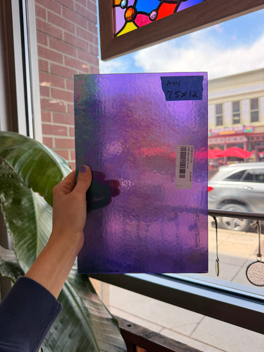 Medium Violet Luminescent Wissmach Sheet Glass Wissmach Glass