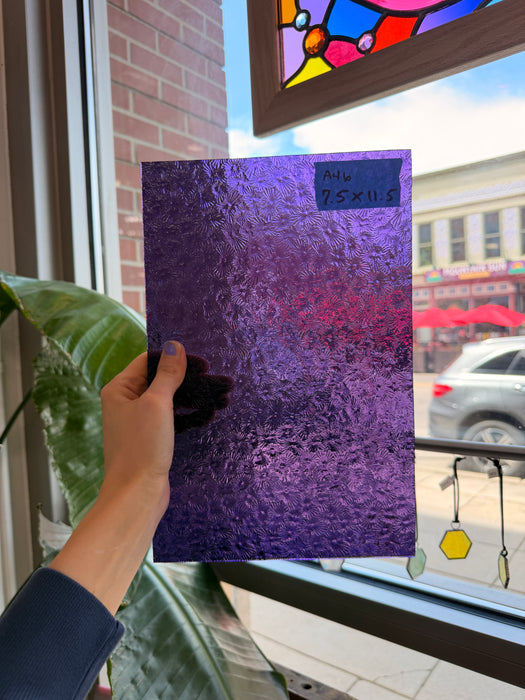 Purple Florentine Wissmach Sheet Glass Wissmach Glass