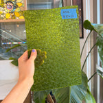Pear/Lime Green Florentine Wissmach (WI 1146 FLOR) Sheet Glass Wissmach Glass