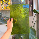 Pear/Lime Green Florentine Wissmach (WI 1146 FLOR) Sheet Glass Wissmach Glass