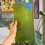 Pear/Lime Green Florentine Wissmach (WI 1146 FLOR) Sheet Glass Wissmach Glass