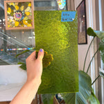 Pear/Lime Green Florentine Wissmach (WI 1146 FLOR) Sheet Glass Wissmach Glass 6x12in (WM-67735597)